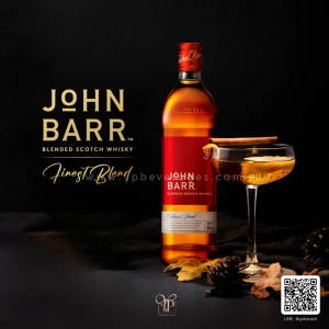 JOHN BARR FINEST RED LABEL BLENDED SCOTCH WHISKY